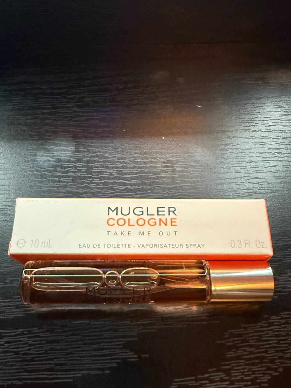Mugler Cologne Take Me Out Rollerball - Orange and Gold